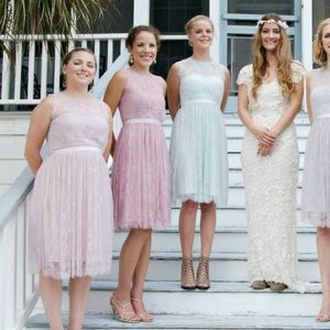 BHLDN hitherto lace Cecilia special occasion bridesmaid lace dress size 2